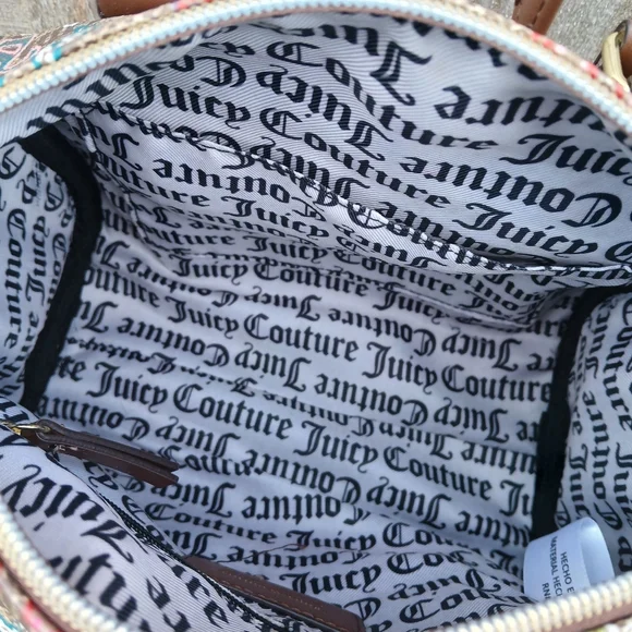 Juicy Couture Multicolor Logo Satchel Bag - Picture 6 of 7